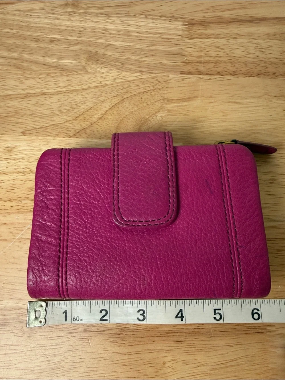 Used Fossil Women’s Leather Wallet Organizer